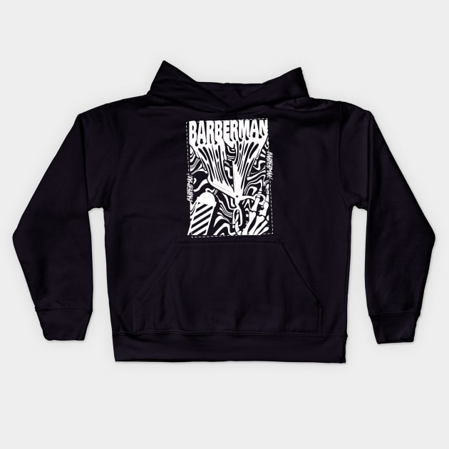 Barberman Kids Hoodie by Insomnia_Project